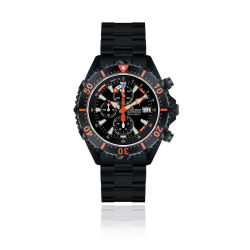 Chris Benz Depthmeter Chronograph 300M Rescue Diver CB-C300X-RS-MB ()